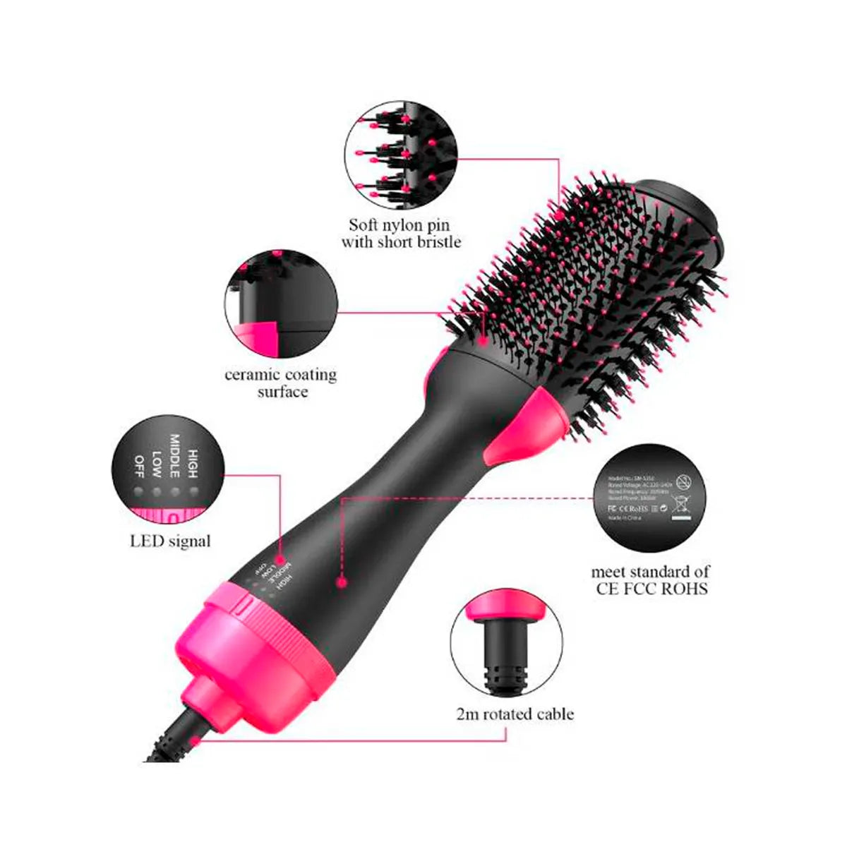COMBO CEPILLO Nano Titanium - KERATINA 4 EN 1 + ENVIO GRATIS